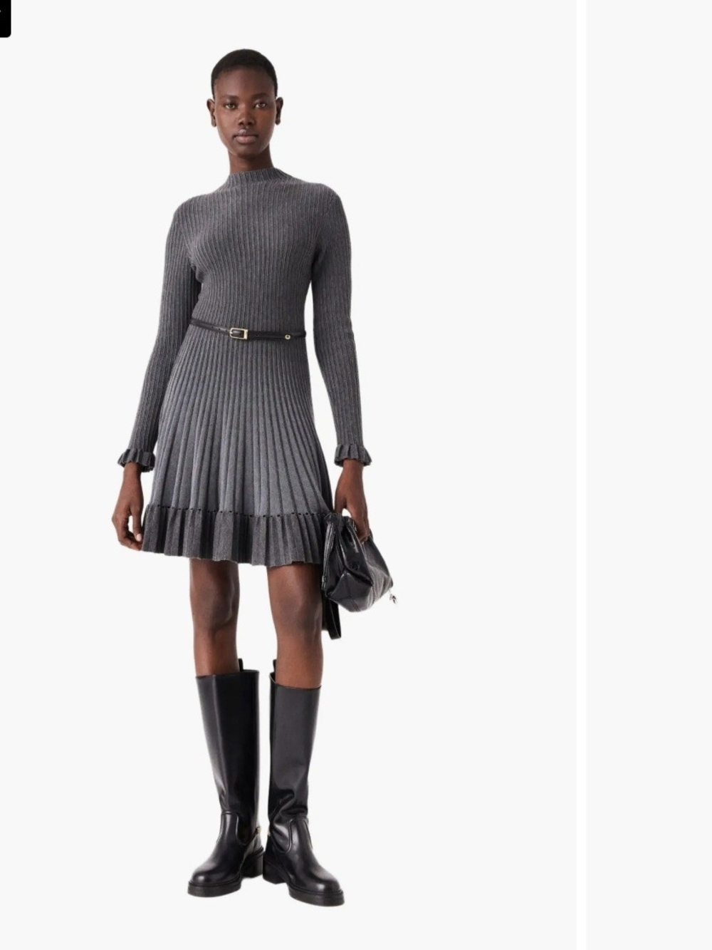 Maje Short Gradient Knit Dress 0 $350 Did Not Come With A Belt